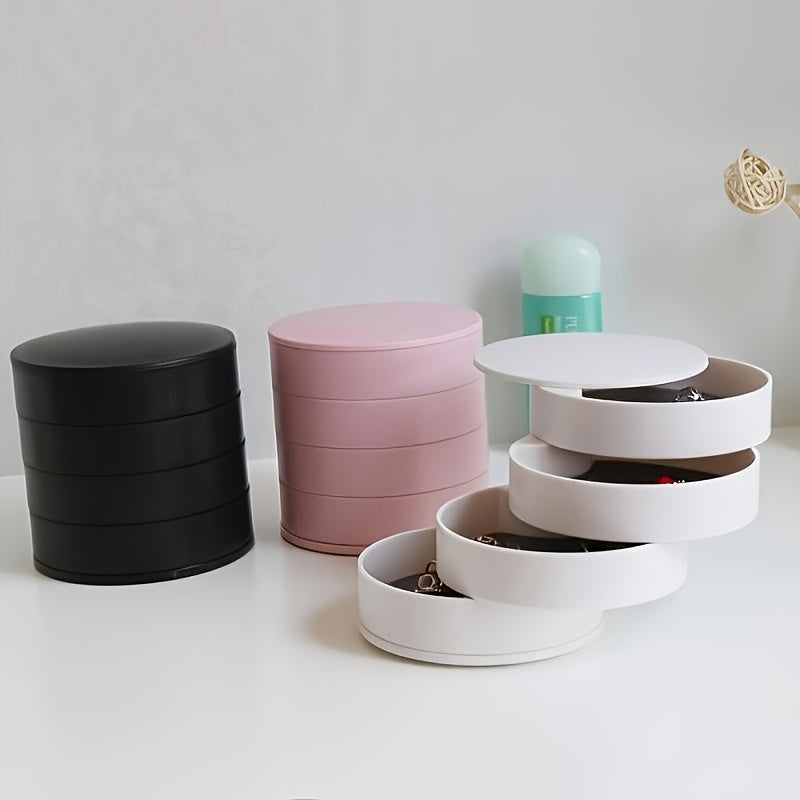 Rotating Hair Accessory Organiser with Lid