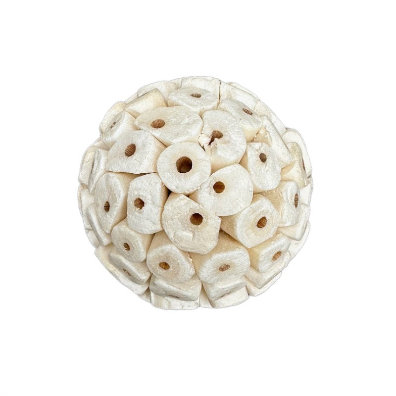 Set of 6 Handcrafted Wicker Decorative Balls