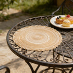 Bohemian Woven Round Placemats – Set of 6, 8 or 10