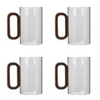 360ml Borosilicate Glass with Wooden Handle