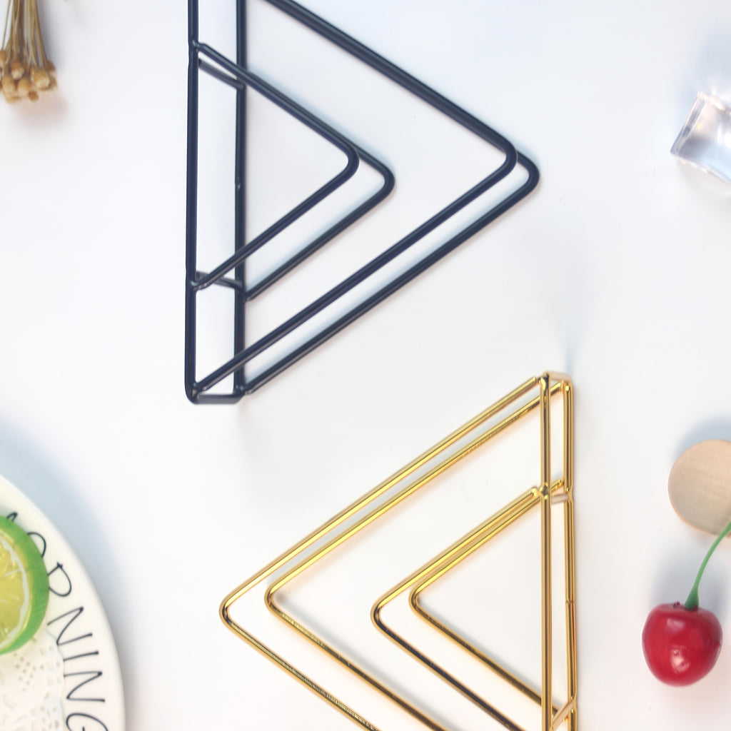 Cast Iron Triangle Napkin Holder