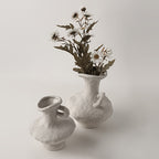 Handcrafted Textured Decorative Ceramic Vase
