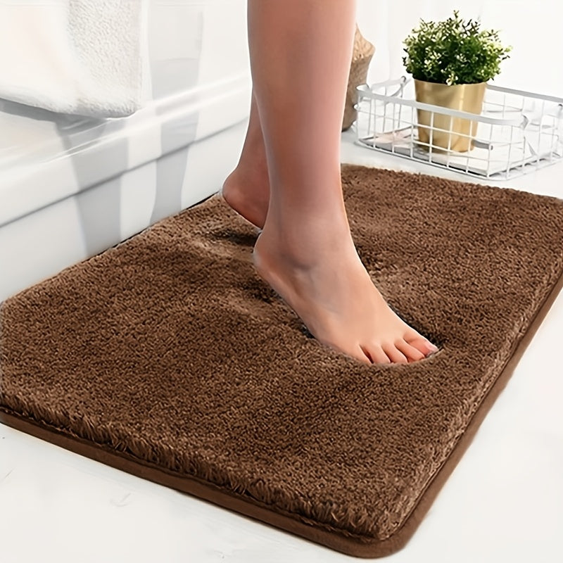 Thick Long-Pile Microfibre Bath Mat