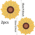 Set of 2 Sunflower Heat-Resistant Table Mats