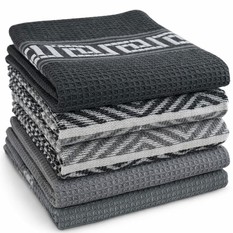 Set of 5 Soft Terry Kitchen Towels