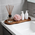 Cloud-Shaped Wooden Bathroom Tray