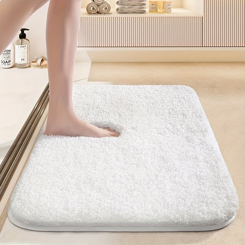 Thick Long-Pile Microfibre Bath Mat