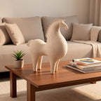 Handcrafted Resin Abstract Horse Sculpture
