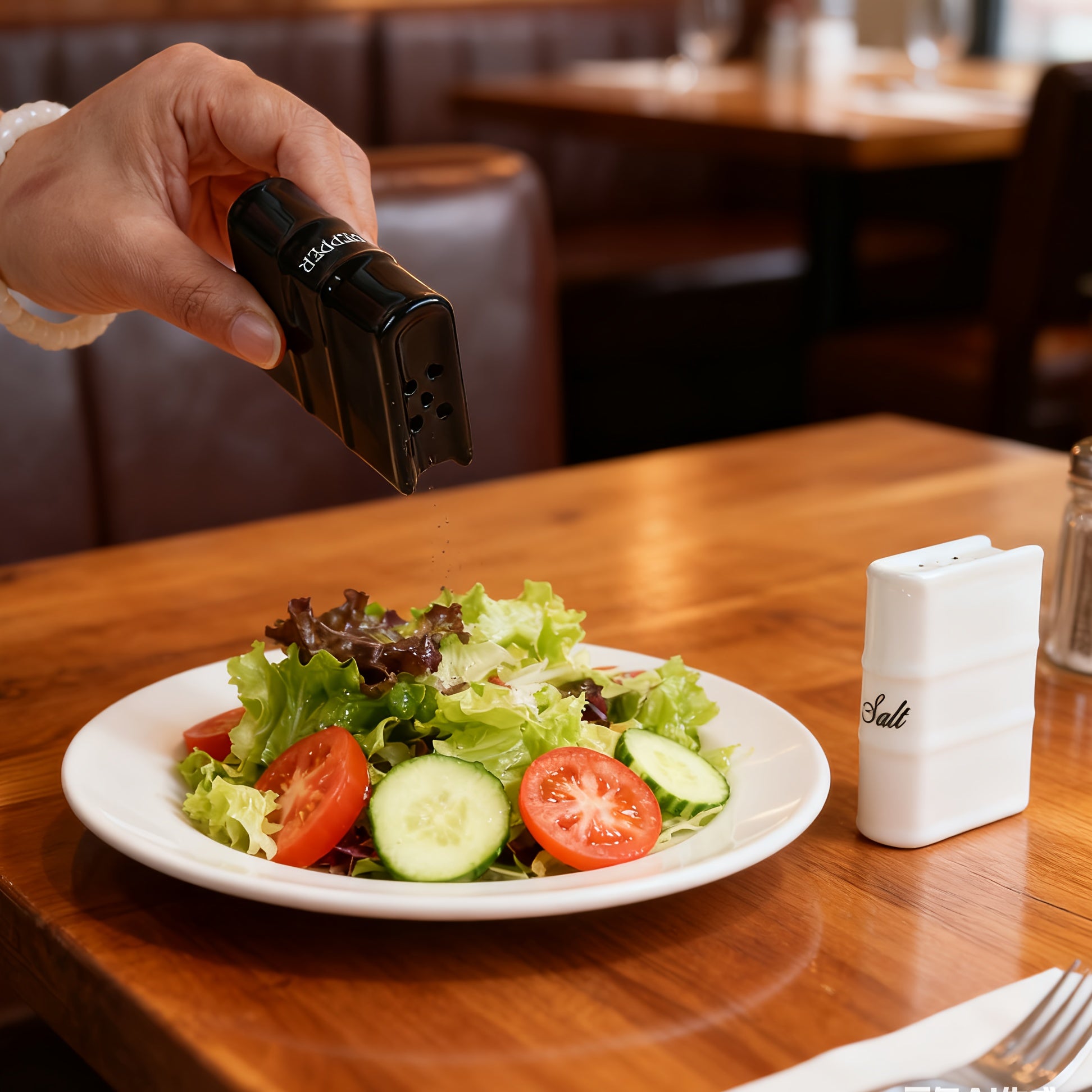 Book-Shaped Salt & Pepper Shaker Set