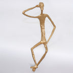 Cast Iron Abstract Figure Sculpture in Various Poses