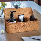 Woven Decorative Storage Box with Lid