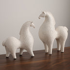Handcrafted Resin Abstract Horse Sculpture