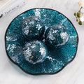 Mosaic Glass Decorative Ball with Wavy Edge