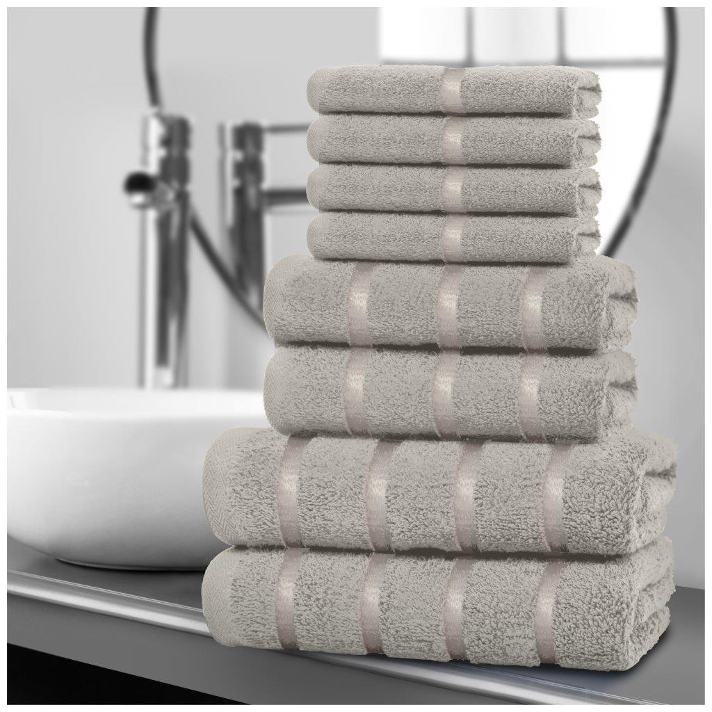 8-Piece Egyptian Cotton Towel Set