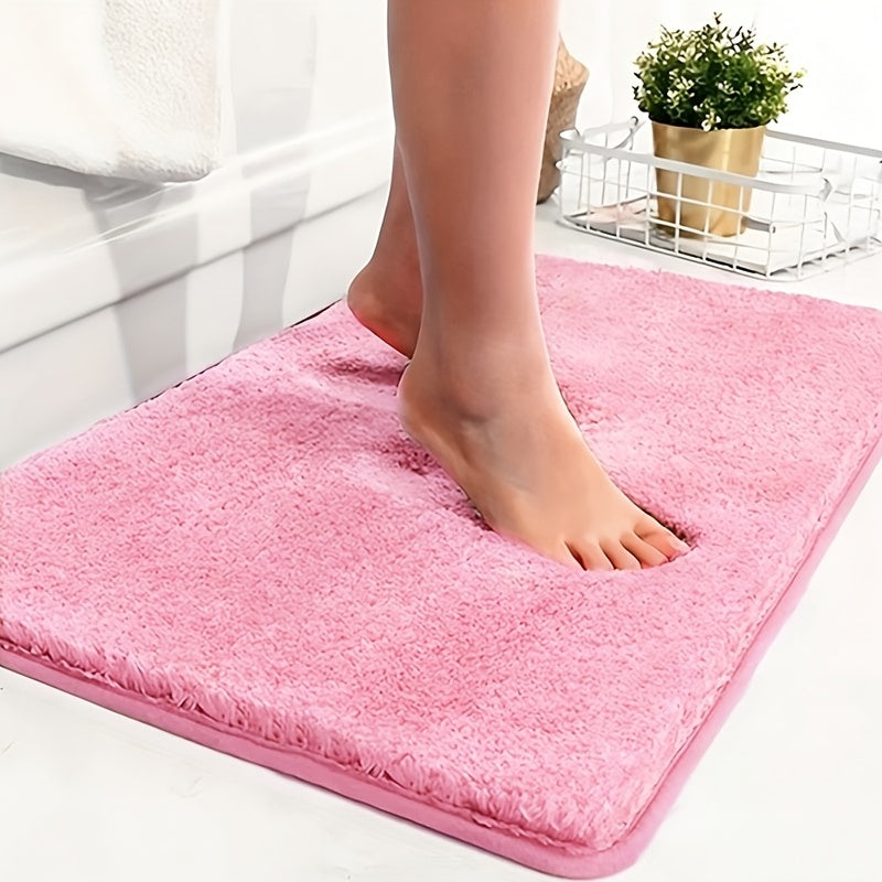 Thick Long-Pile Microfibre Bath Mat