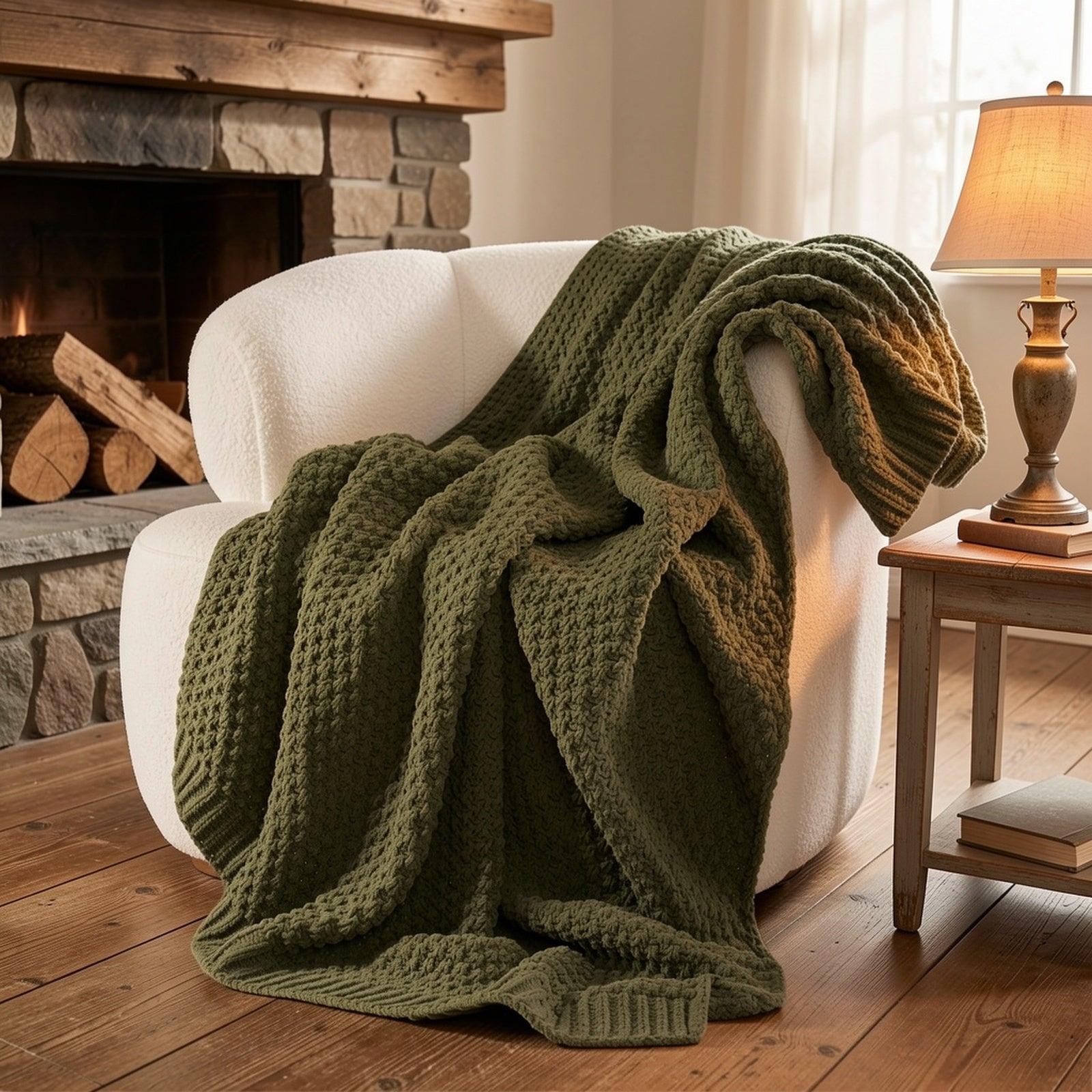 Thick Soft All-Season Throw Blanket