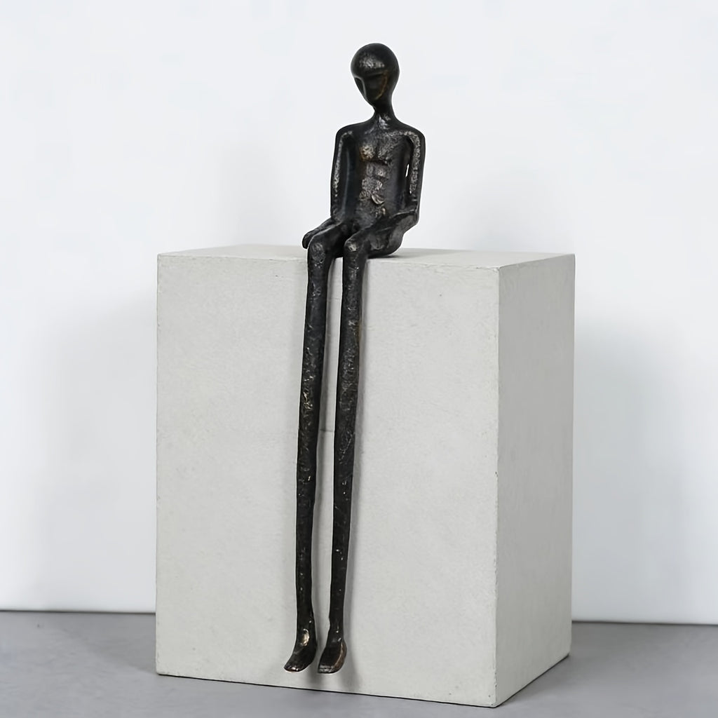 Long-Legged Abstract Figure Decorative Sculpture