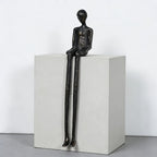 Long-Legged Abstract Figure Decorative Sculpture