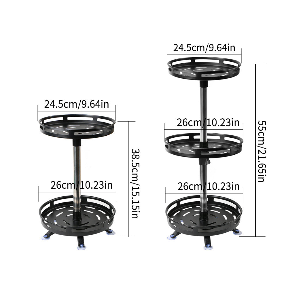 2/3-Tier 360° Rotating Spice Rack