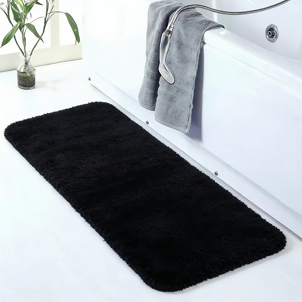 Thick Long-Pile Microfibre Bath Mat