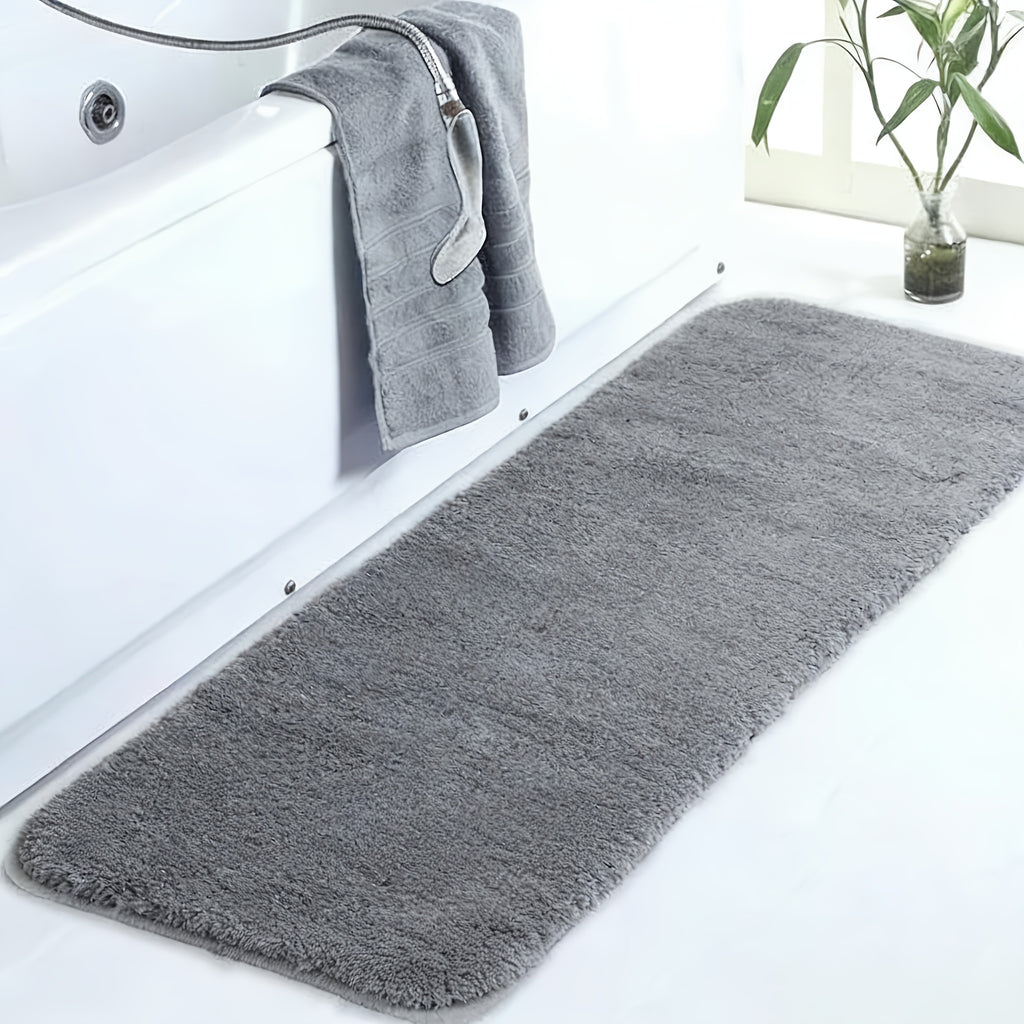 Thick Long-Pile Microfibre Bath Mat