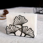 Ginkgo Leaf Metal Napkin Holder