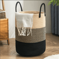 64L Large Rope Storage Basket for Blankets