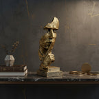 Silent Man Abstract Resin Sculpture