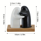 3-Piece Ceramic Spice Jar Set