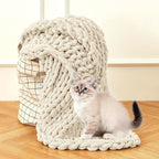 Chunky Knit Chenille Throw – 100% Polyester