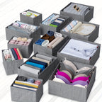 6-Piece Non-Woven Fabric Drawer Organiser Set