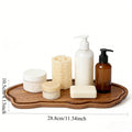 Cloud-Shaped Wooden Bathroom Tray
