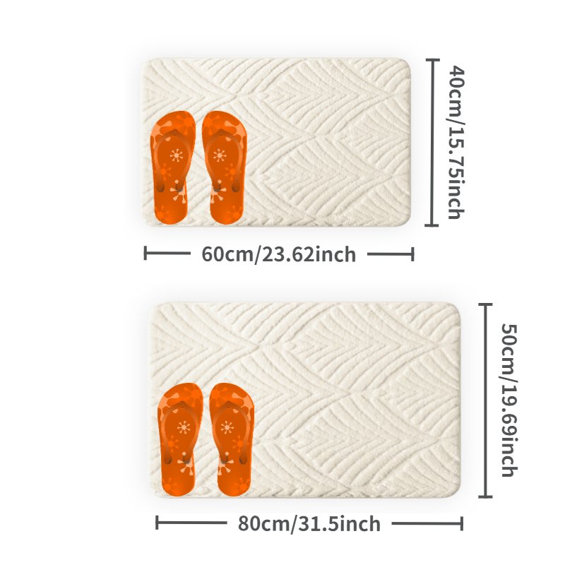 Non-Slip Plush Shower Bath Mat