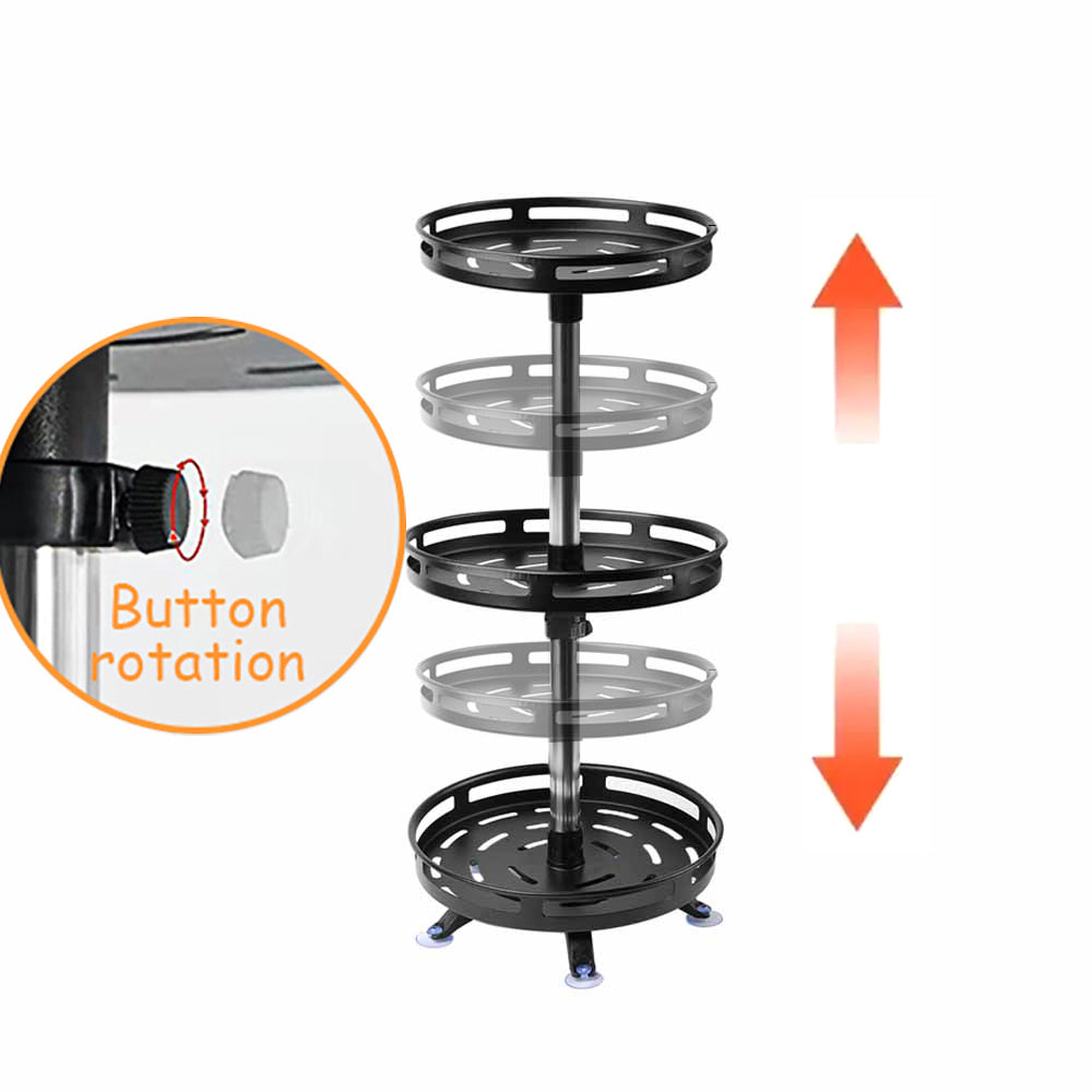 2/3-Tier 360° Rotating Spice Rack