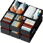 6-Piece Non-Woven Fabric Drawer Organiser Set