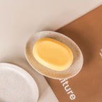 Marble-Effect Resin Soap Dish