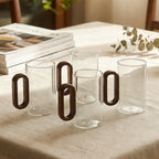 360ml Borosilicate Glass with Wooden Handle