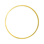 80cm Gold Round Wall Mirror
