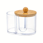 Round Makeup Pad & Floss Holder
