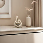 Reading Thinker Sandstone Abstract Art Statue