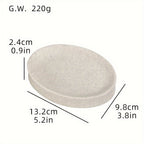 Marble-Effect Resin Soap Dish