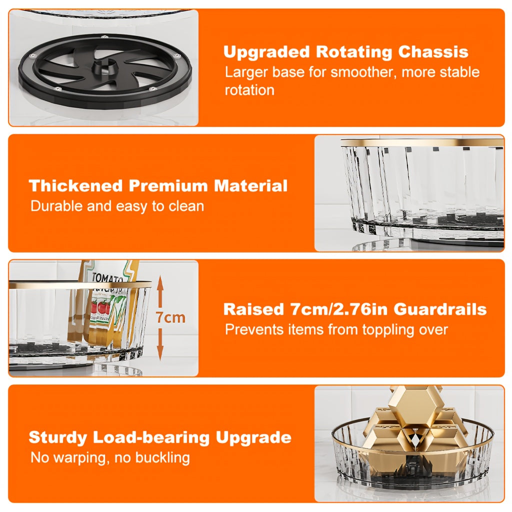 360° Rotating Lazy Susan Kitchen Organiser