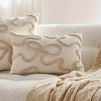 Minimalist Loop Embroidered Pillowcase