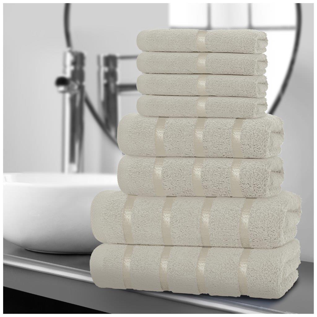 8-Piece Egyptian Cotton Towel Set