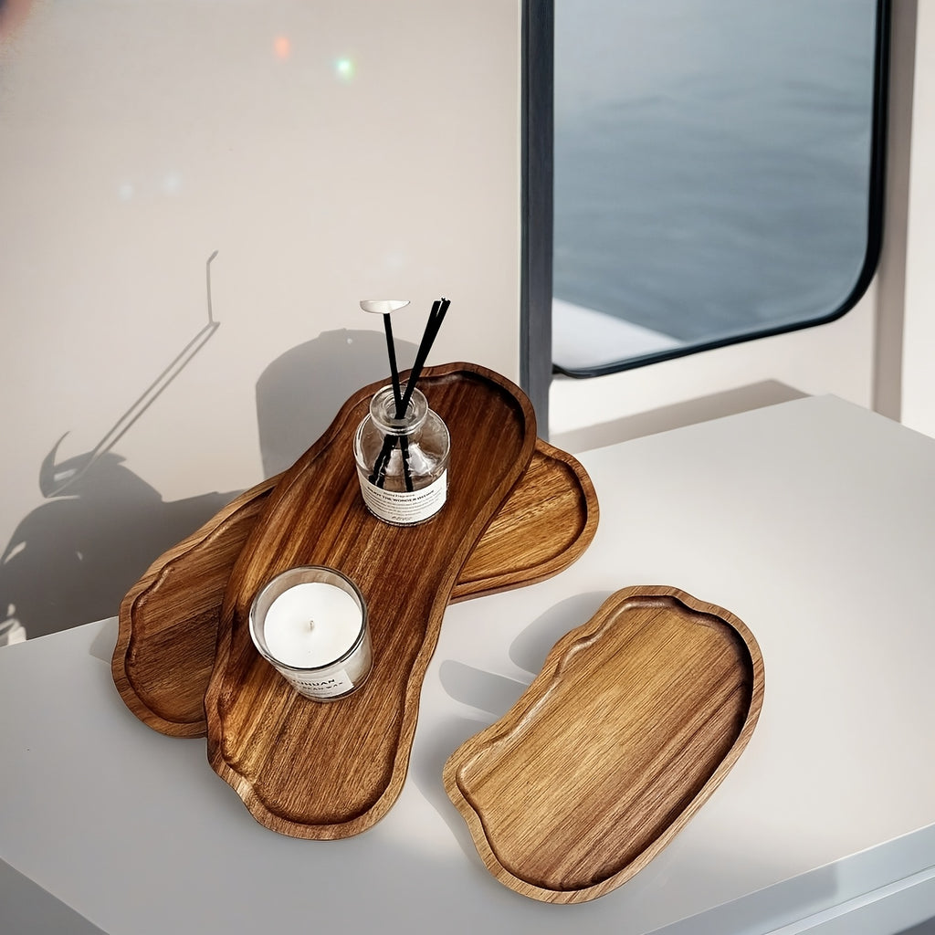 Cloud & Rainbow Wooden Vanity Tray