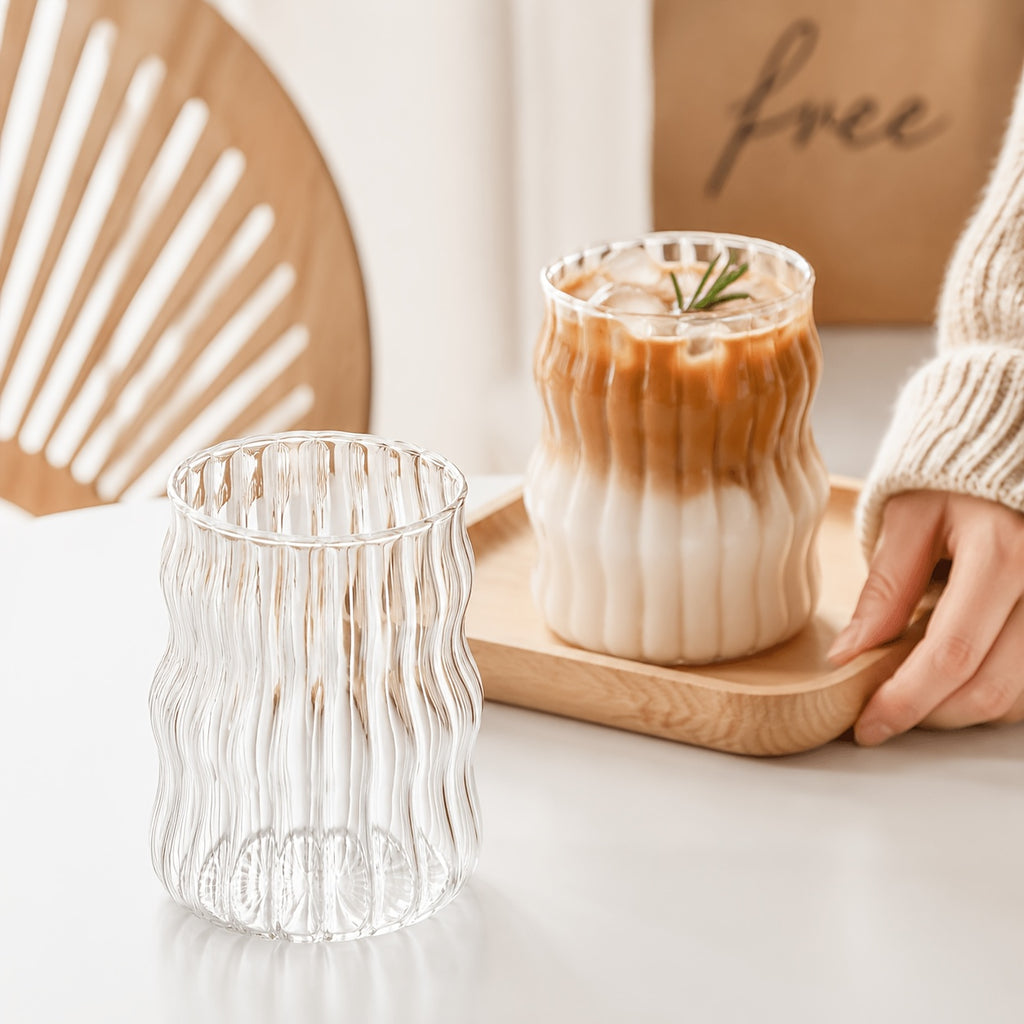 500ml Cloud Borosilicate Glass Tumbler