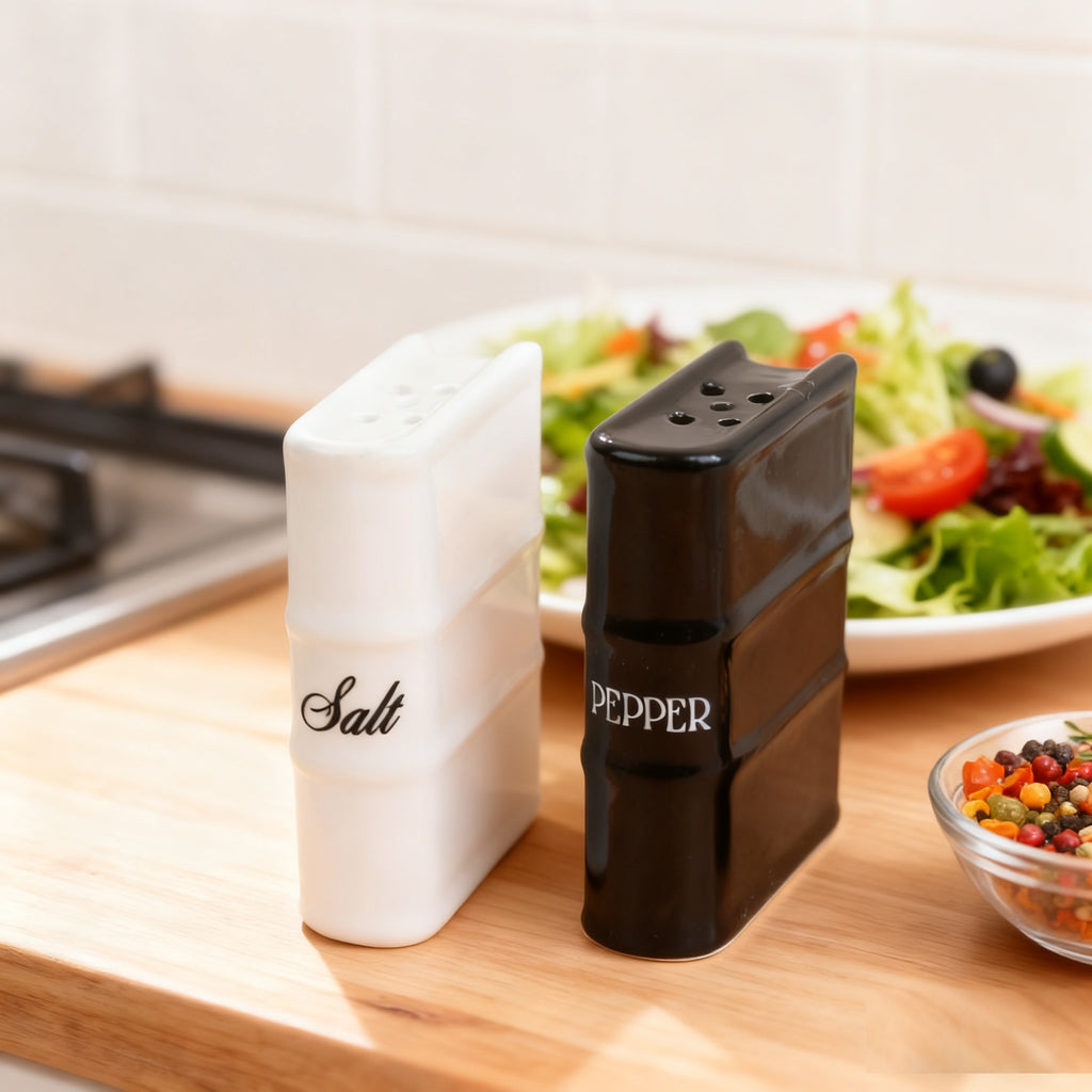 Book-Shaped Salt & Pepper Shaker Set