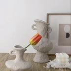 Handcrafted Textured Decorative Ceramic Vase