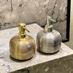 Champagne Gold Ceramic Soap Dispenser