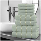 8-Piece Egyptian Cotton Towel Set